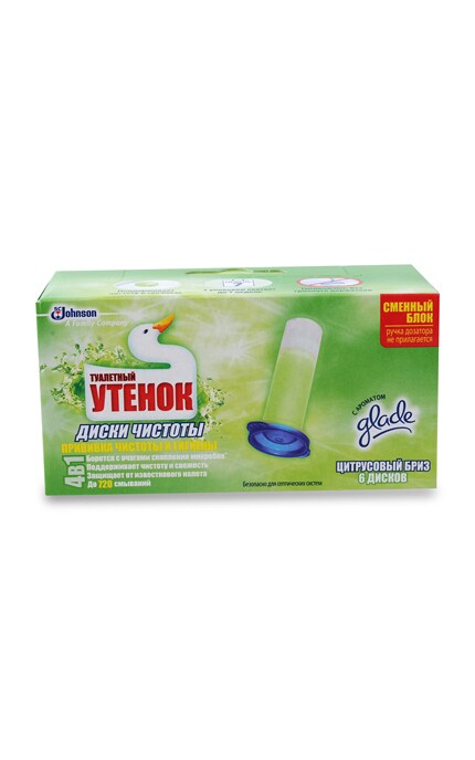 ТУАЛЕТНЫЙ УТЕНОК-Запасной блок средства для унитазов Туалетне каченя-5000204643220