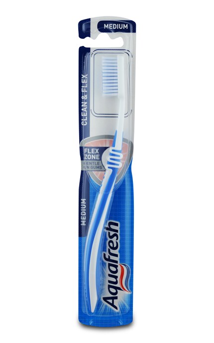 AQUAFRESH-Зубна щітка Aquafresh Clean & Flex, medium, 1 шт-5999518577737