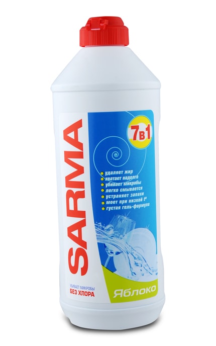 SARMA-Засіб для миття посуду Вінницяпобутхім SARMA яблуко-4820026412139