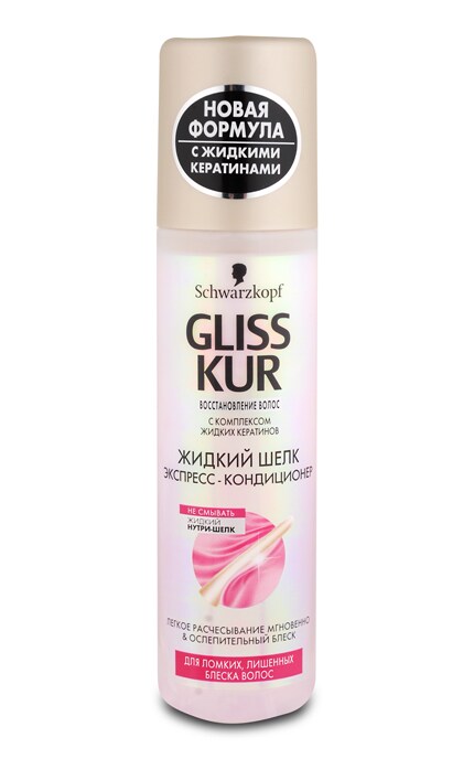 GLISS KUR-Экспресс-кондиционер для волос Gliss Kur Жидкий шёлк-9000100256087