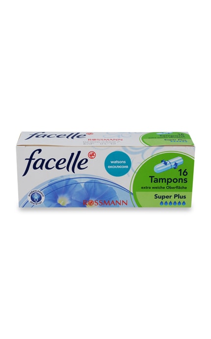 Тампони жіночі Facelle Super Plus гігієнічні