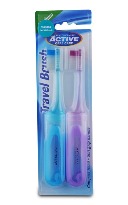 BEAUTY FORM ACTIVE-Набор зубных щеток Beauty Form Active для путешествия с футляром-5012251008822