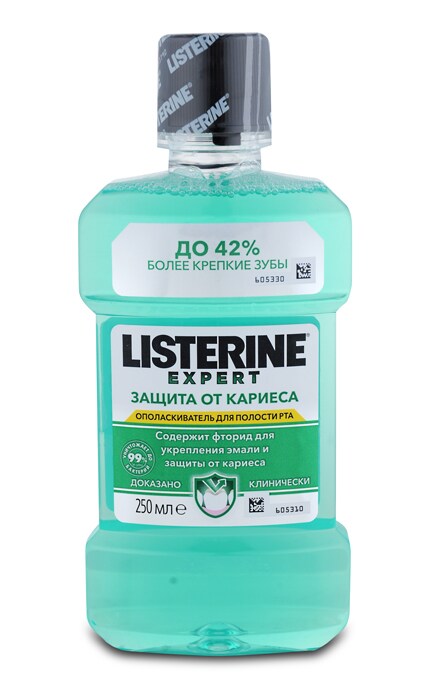LISTERINE-Ополіскувач Johnson & Johnson Listerine захисний для зубів та ясен-3574660639612