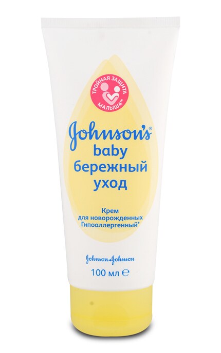 JOHNSONS BABY-Крем дитячий Johnson's Baby Дбайливий догляд, 100 мл-3574660650822
