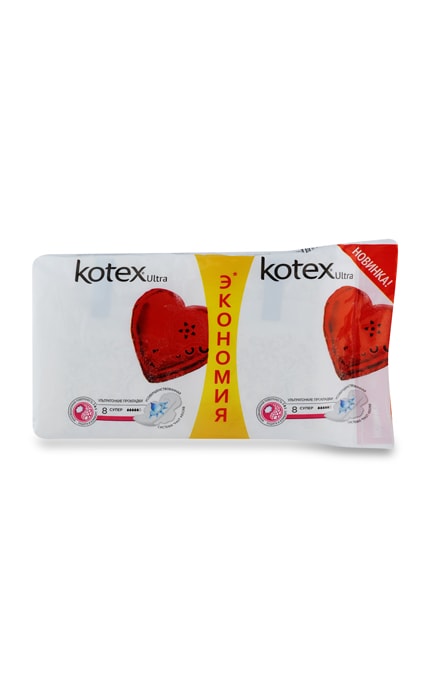 KOTEX-Прокладки Kotex Ultra Dry Super Plus, 16 шт-5029053528298