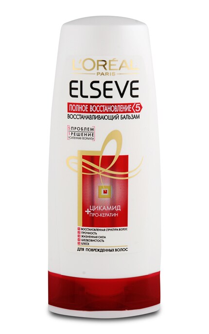 LOREAL PARIS ELSEVE-Ополаскиватель для волос Elseve Полное восстановление 5-3600521706572