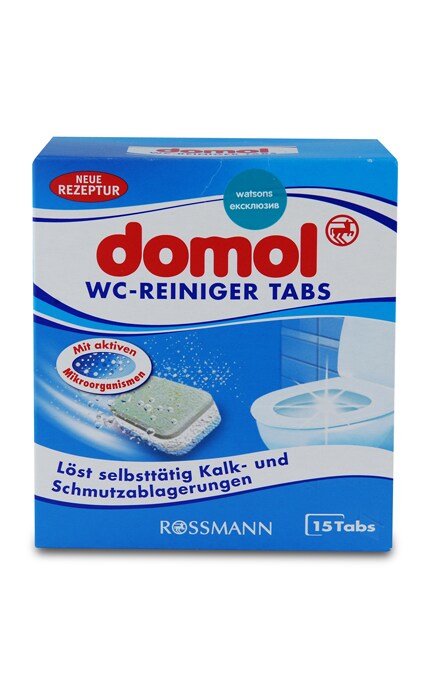 Таблетки для чистки унитазов Domol