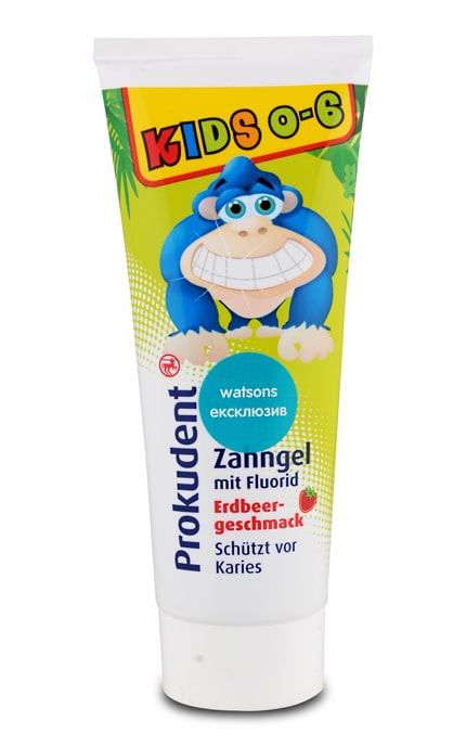 Гелевая зубная паста детская Prokudent 75 мл