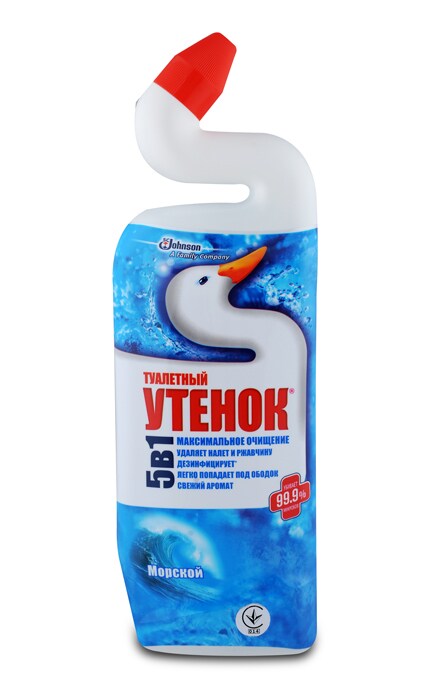 ТУАЛЕТНЫЙ УТЕНОК-Средство для унитаза Туалетный Утенок 5в1 Морской-5010182991770