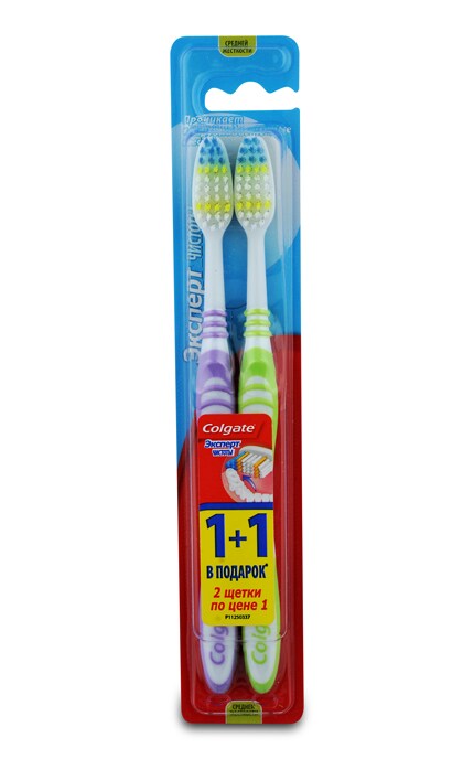 COLGATE-Багатофункціональна зубна щітка Colgate Експерт Чистоти 1 + 1-5900273112521