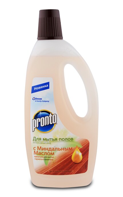 PRONTO-Средство для мытья полов Pronto Интенсивный уход с миндальным маслом-4823002005295