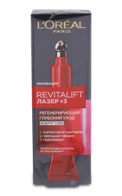 LOREAL PARIS DERMO EXPERTISE-Крем для шкіри навколо очей L'Оreal Paris Revitalift Laser X3, 15 мл-3600523436057