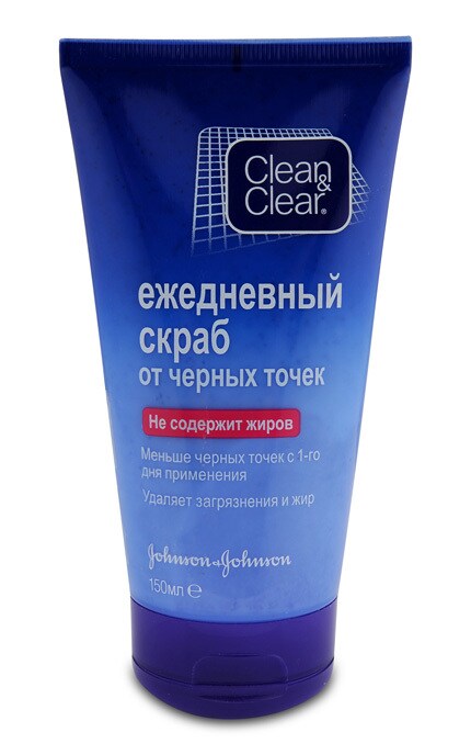 CLEAN & CLEAR-Скраб для обличчя Clean&Clear для очищення від чорних цяток, 150 мл-3574660149807
