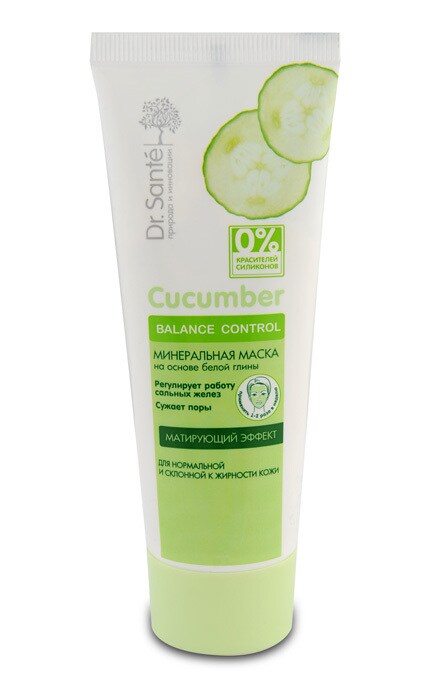 Маска для лица минеральная Dr Sante Cucumber 75 мл