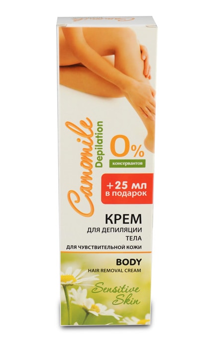 CAMOMILE DEPILATION-Крем для депіляції тіла Camomile Depilation, 125 мл-4823015924941