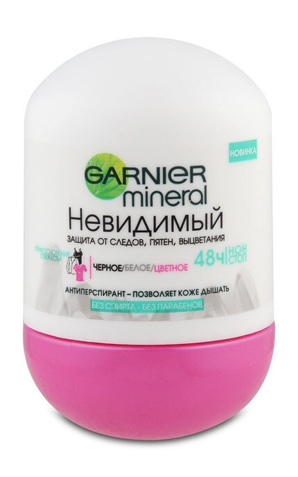GARNIER MINERAL-Дезодорант кульковий для жінок Garnier Mineral Дотик свіжості, 50 мл-3600541414020