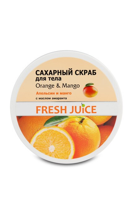 FRESH JUICE-Скраб для тіла Fresh Juice Апельсин і Манго, 225 мл-4823015925771
