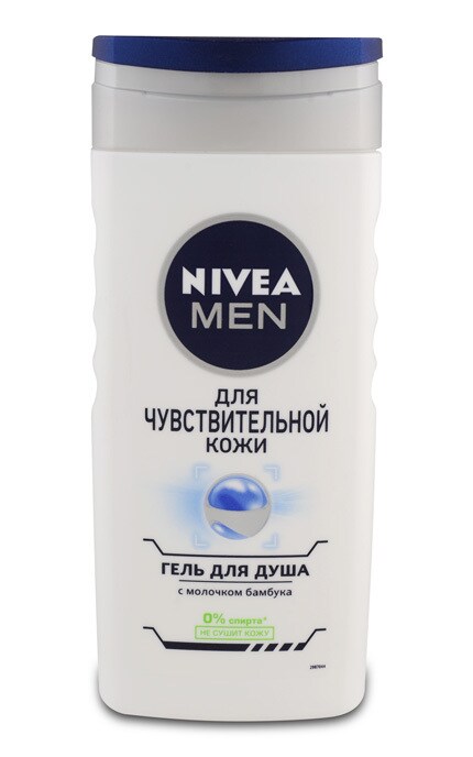 Гель для душа Nivea Men для чувствительной кожи