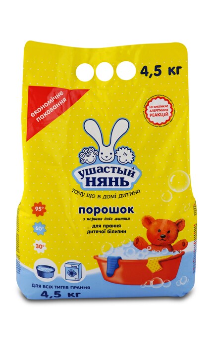 УШАСТЫЙ НЯНЬ-Порошок Ушастый нянь для стирки детского белья-4820026411422