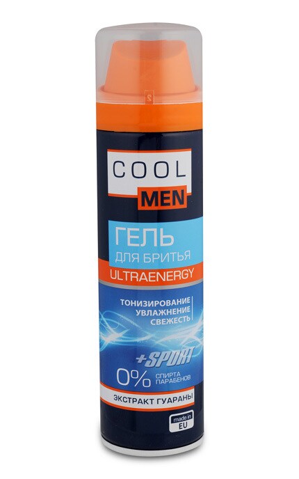 COOL MAN-Гель для гоління Cool Mеn Ultraenergy, 200 мл-8588005625111