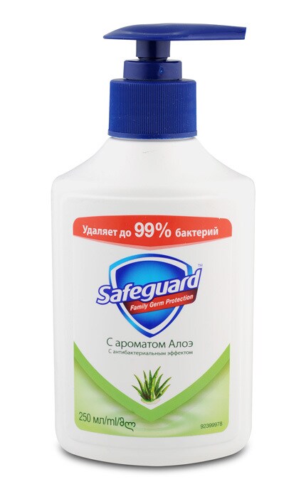 SAFEGUARD-Мило рідке Safeguard Антибактеріальне Алое, 250 мл-5410076352586