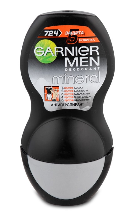 GARNIER MINERAL MAN-Кульковий дезодорант Garnier для чоловіків, 50 мл-3600542241847