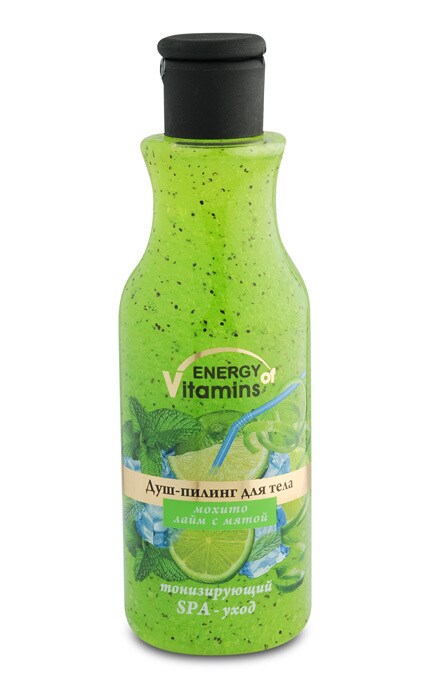 ENERGY OF VITAMINS-Душ-пілінг Energy of Vitamins Мохіто Лайм з м'ятою, 250 мл-4820074623327