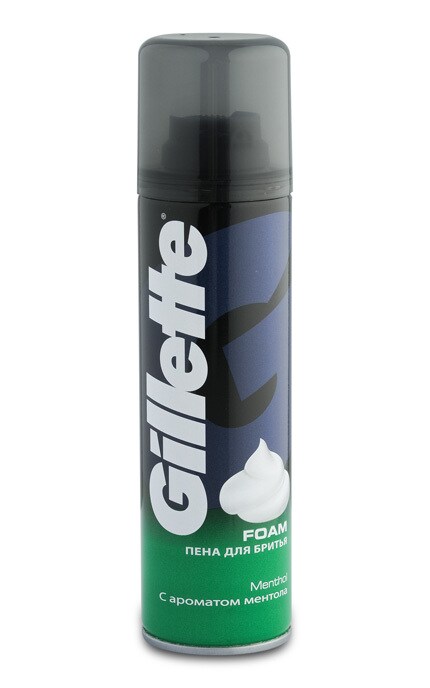 GILLETTE-Піна для гоління Gillette Menthol, 200 мл-3014260228866