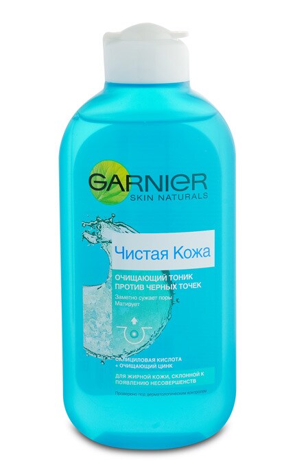 Тонік для обличчя Garnier Skin Naturals очищувальний проти чорних точок