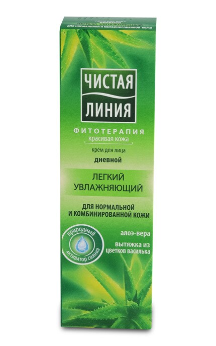 ЧИСТАЯ ЛИНИЯ-Крем зволожуючий денний Чистая Линия для нормальної та комбінованої шкіри 40мл-8714100711187