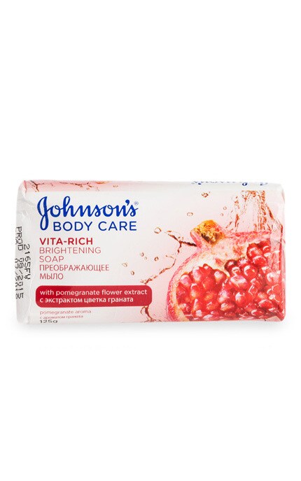 JOHNSON'S-МилоJohnson's Body Care Vita Rich з екстрактом квітки граната (з ароматом граната), 125 г-3574661239545