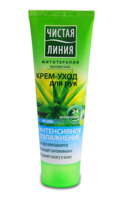 ЧИСТАЯ ЛИНИЯ-Крем-догляд для рук Чистая Линия Інтенсивне зволоження сік алое 75МЛ-4600702088632
