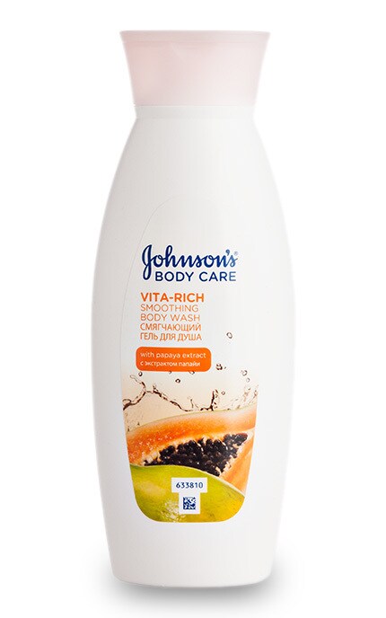 JOHNSONS-Гель для душа Johnson's Body Care Vita Rich Смягчающий с экстрактом папайи-3574661238913