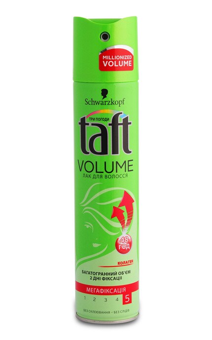 TAFT-Лак для волосся Taft Volume Мегафіксація 250 мл-9000100728201