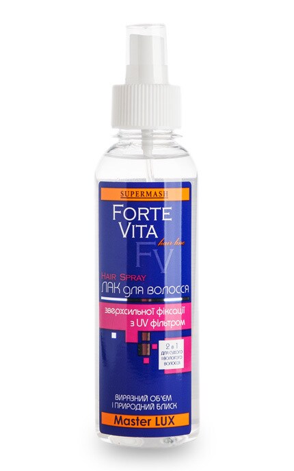 Лак для волос Master Lux Forte Vita сверхсильной фиксации с UV-фильтром