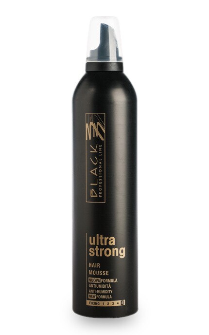 BLACK PROFESSIONAL LINE-Мус Black Professional Line Gold ультрасильної фіксації, 400мл-8008423500420