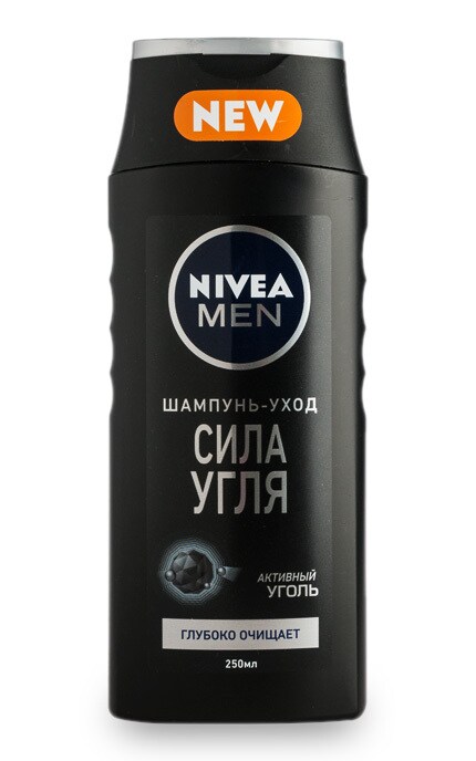 Шампунь-уход Nivea Сила угля