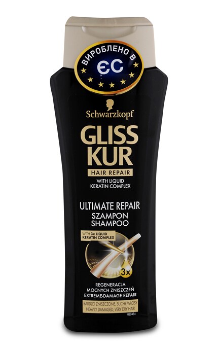 GLISS KUR-Шампунь Gliss Kur Екстремальне відновлення, 250 мл-4015000941624
