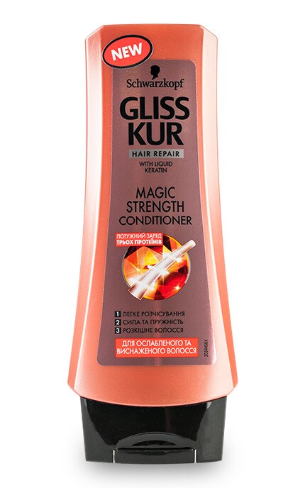 GLISS KUR-Бальзам для волосся Gliss Kur Магічне зміцнення, 250 мл-4015100009767