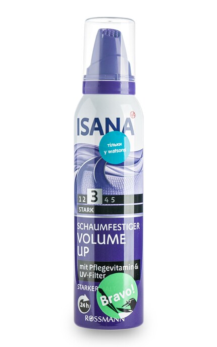 Пенка для волос Isana Объемная фиксация
