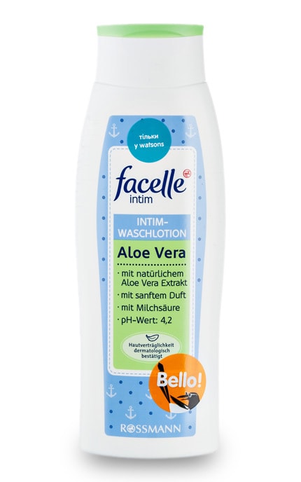 FACELLE-Лосьон для интимной гигиены Facelle Алоэ-4305615467511