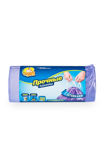 ФРЕКЕН БОК-Пакет для сміття Фрекен Бок 35 л З зав'язками-4823071618785