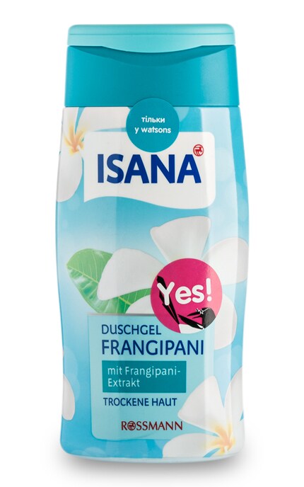 Гель для душа Isana Франжипани