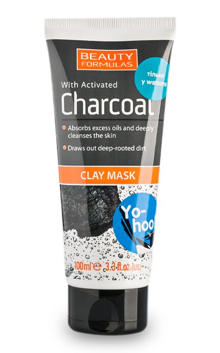 Маска глиняная для лица Beauty Formulas с углем