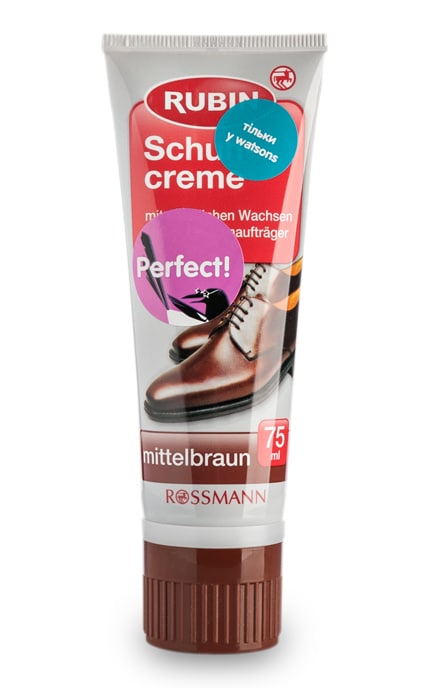 Крем для обуви Rubin Коричневый 75 мл