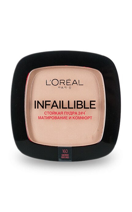 L'OREAL PARIS-Компактна пудра для обличчя L'Oreal Paris Infallible тон 160 Beige Sable-3600522536321