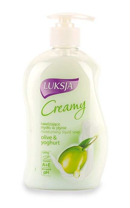 LUKSJA-Мыло жидкое Luksja Creamy Olive & Yoghurt-5900998007195