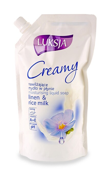 Жидкое мыло для рук Luksja Creamy Linen & Rice Milk 400 мл