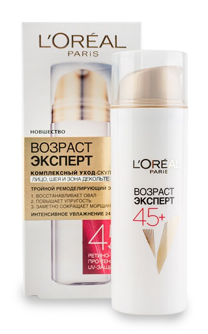 LOREAL PARIS DERMO EXPERTISE-Комплекс догляд-скульптур L'Oréal Paris Вік Експерт Інтенсивне зволоження 45+-3600522880738