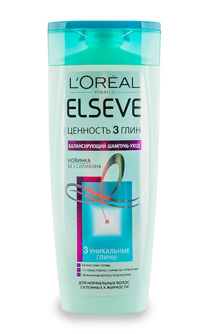 ELSEVE-Шампунь Elseve Цінність 3 глин Балансуючий догляд-3600523366224